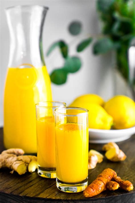 Easy Ginger Turmeric Shots Low Carb Vegan Gluten Free A Girl