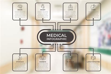 Premium Vector Medical Infographic With Photo