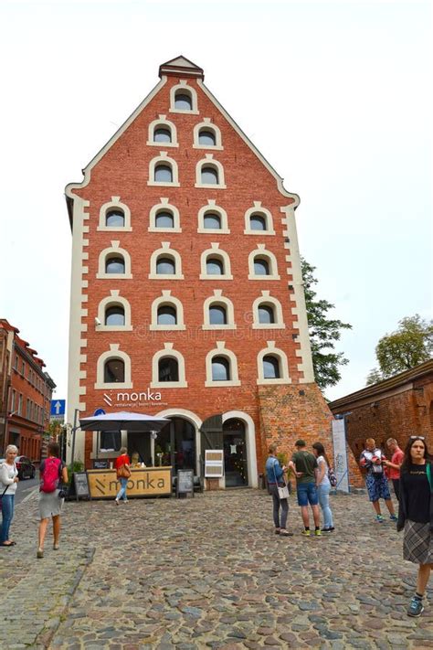 Torun Poland The Building Of The Restaurant Monka Editorial Stock