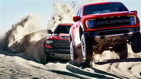 2021 Ram TRX Vs Ford F 150 Raptor YouTube