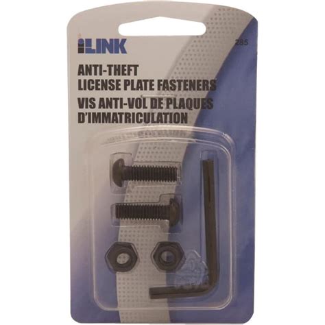 Ilink Anti-Theft License Plate Bolts, with Wrench and Two Bolts | Home Hardware