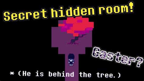 Deltarune Secret Tree Room All Dialogue Options Youtube