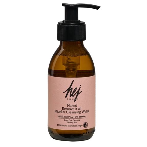 Hej Organic Naked Remove It All Micellar Cleansing Water 150 Ml