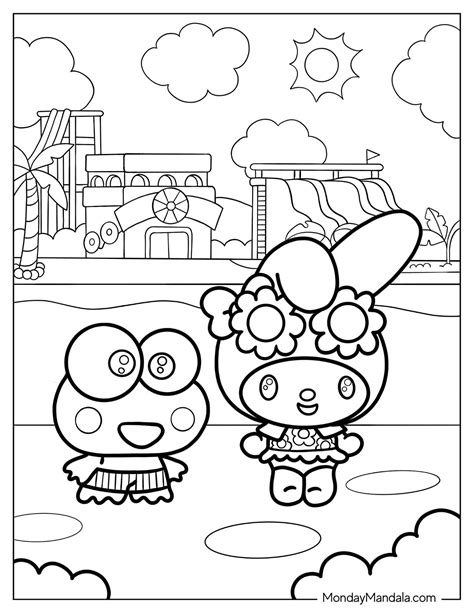 30 Sanrio Coloring Pages Free Pdf Printables