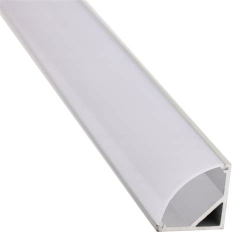 Profil aluminiowy narożny do taśm LED z kloszem 2m 7560193530