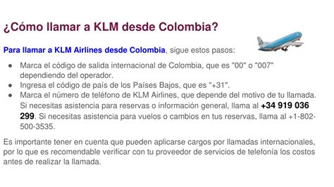 Ppt C Mo Hablo Con Una Persona Viva En Klm Airlines Powerpoint