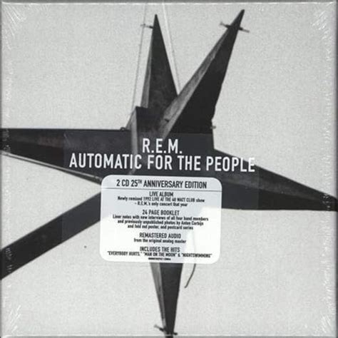 Automatic For The People 25th Anniversary Deluxe Edition 2CD R E M