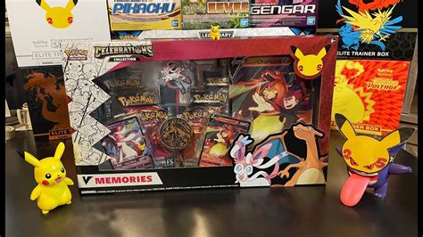 Pokémon GameStop Exclusive CELEBRATIONS V Memories Box w