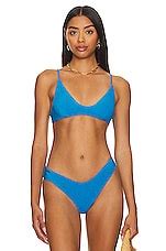Maaji Creta Reversible Bikini Top In Blue REVOLVE