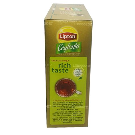 Lipton Ceylonta Tea 200g 100 Tea Bags Lakpura Llc