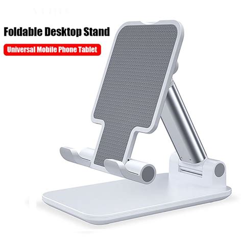 Folding Desktop Phone Stand Adjustable Mobile Pad Stand