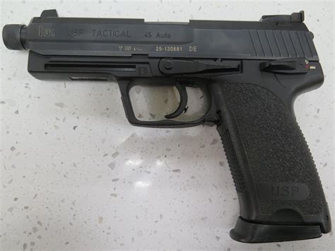 Heckler And Koch Consigned Hk Usp Tactical 45acp Usp Tactical Pistol
