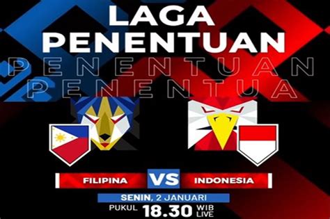 Link Live Streaming Rcti Filipina Vs Indonesia Di Piala Aff