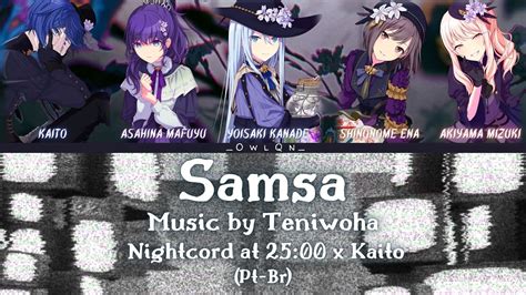 Samsa Nightcord At 25 00 X Kaito Color Coded Lyrics PT BR YouTube