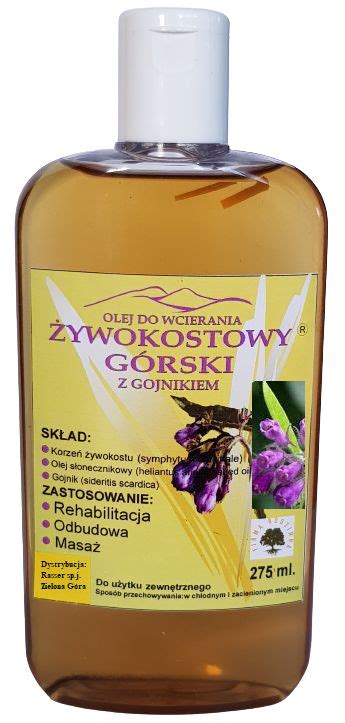 Olej żywokostowy górski beskidzki z gojnikiem 275 ml ERLI pl