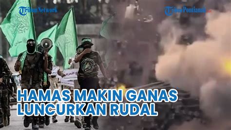 Hamas Makin Ganas Luncurkan Rudal Jarak Jauh Capai Israel Utara Youtube