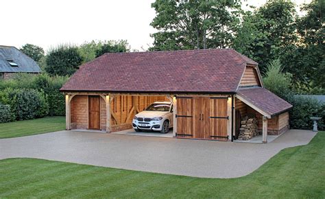 Oak Garages Traditional Oak Garages Gallery Single Storey Barns