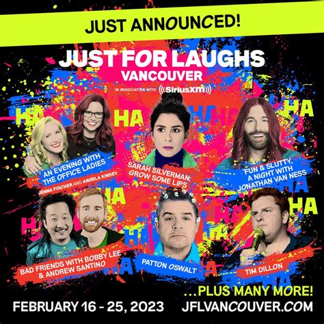 Just For Laughs Vancouver unveils all-star lineup for 2023 comedy fest ...