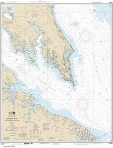 TheMapStore NOAA Chart 12233 Chesapeake Bay Potomac River Patuxent