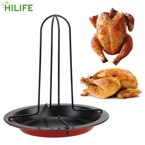 Rack Assador Frango Suporte Grelha Assar A O Inoxid Vel Cozinha