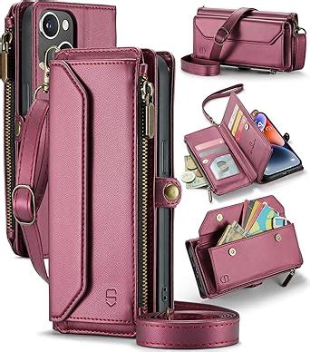 Amazon Strapurs Crossbody Wallet Case Compatible With IPhone 14