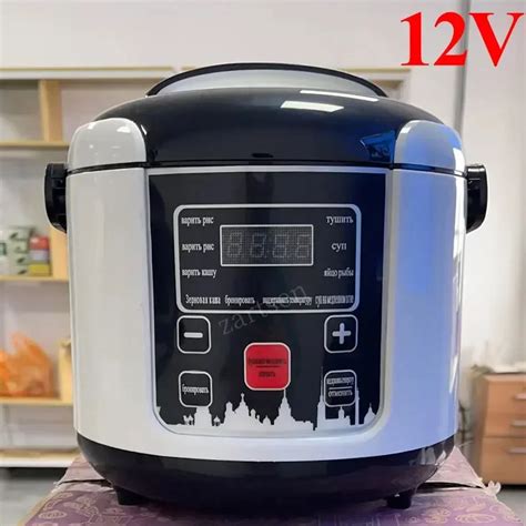 Mini Olla Arrocera El Ctrica De 2L MultiCooker Port Til Para Coche 12V