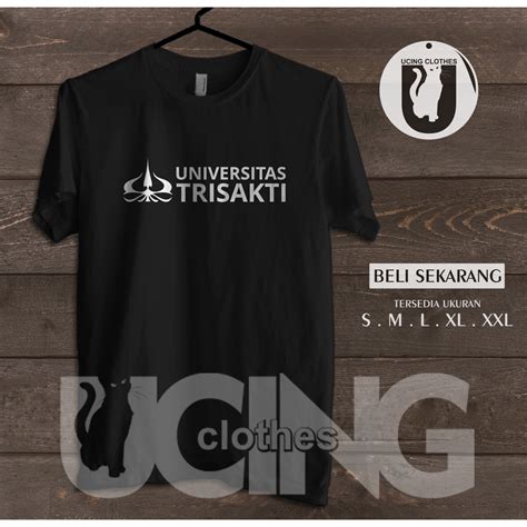 Jual Kaos Baju Kampus Universitas Trisakti Logo V2 Kaos Distro Shopee