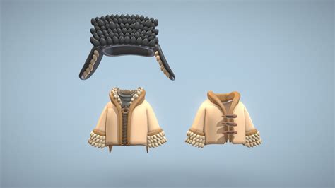 Fur Clothes Buy Royalty Free 3d Model By Tkkjee [718c1f4] Sketchfab Store