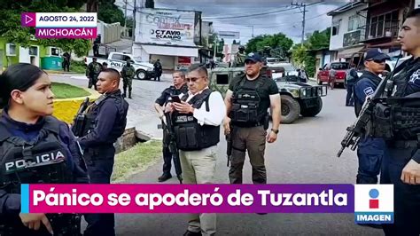 Jornada violenta en Tuzantla Michoacán deja ocho muertos Vídeo