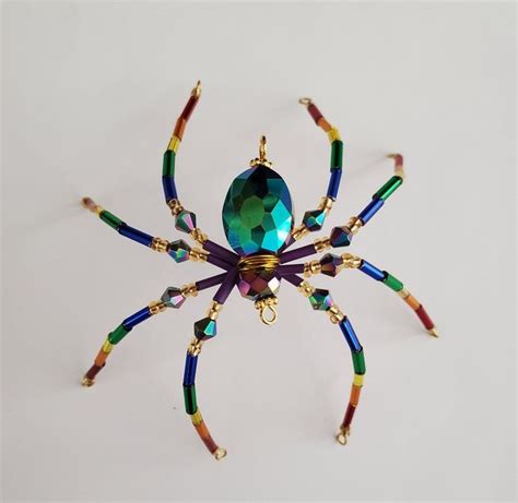 Pin By Linda Hendricks On Beaded CREATURES Christmas Spider Beaded