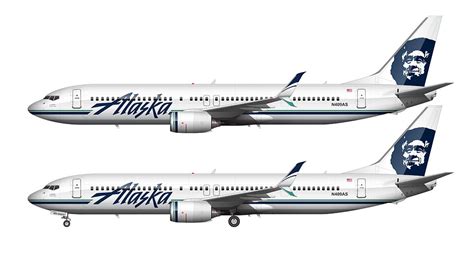 The subtle (yet classy) evolution of the Alaska Airlines livery – Norebbo