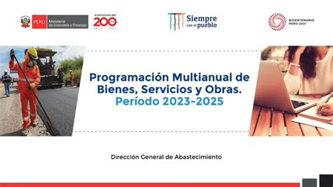 Dga Programaci N Multianual De Bienes Servicios Y Obras Per Odo