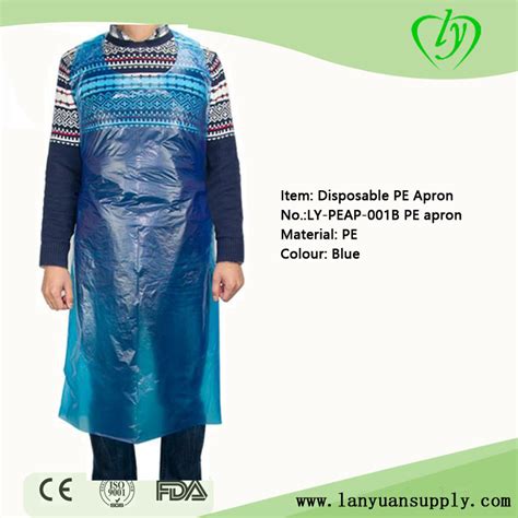 Supply Disposable Waterproof Plastic Pe Apron China Pe Apron And