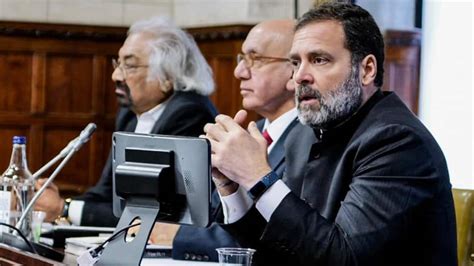 Rahul Gandhi Tried To Defame India In London Should Apologize Uproar In Lok Sabha Over