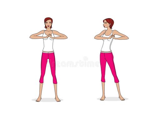 Exercising Twisting Stock Illustrations – 48 Exercising Twisting Stock Illustrations, Vectors ...