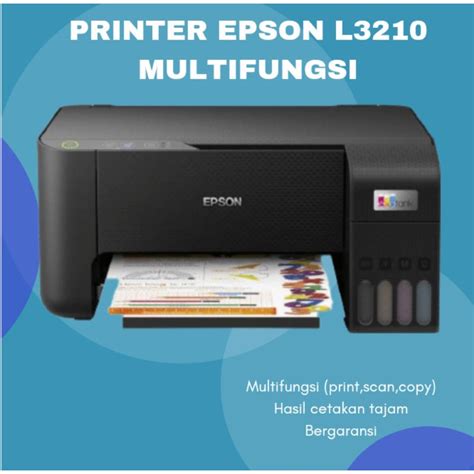 Jual Printer Epson L3210 New Pengganti L3110 Print Scan Copy A4 Shopee Indonesia