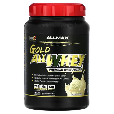 Allmax Gold Allwhey Premium Whey Protein French Vanilla Lbs G