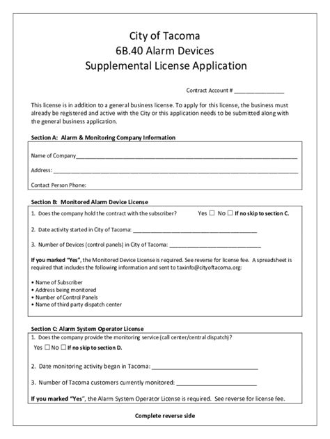 Fillable Online Cms Cityoftacoma APPLICATION FOR CERTIFICATE OF