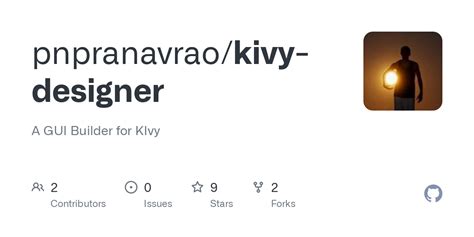 Github Pnpranavraokivy Designer A Gui Builder For Kivy