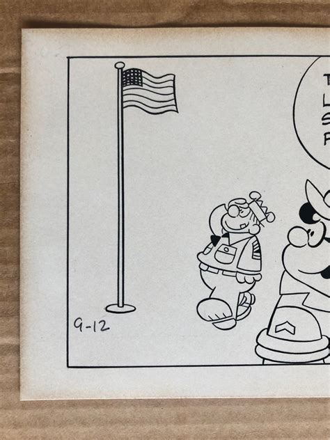 Mort Walker Beetle Bailey Original Comic Strip Art 9121973 Etsy