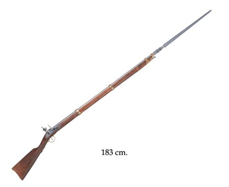 French Rifle With Bayonet Napoleonic Period 1806