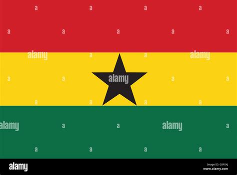 National Flag Of Ghana Stock Photo Alamy