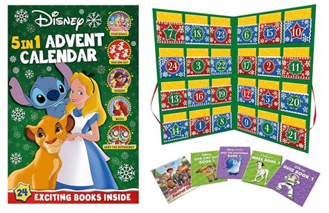 Disney 5 In 1 Book Advent Calendars 2024 From £10