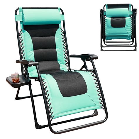 Zero Gravity Recliner Folding Lawn Chair Outdoor Chair With Cupholder