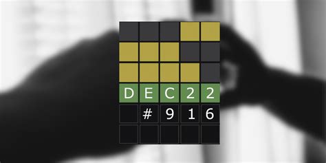 Todays Wordle Answer And Hints For December 22 2023 Puzzle 916