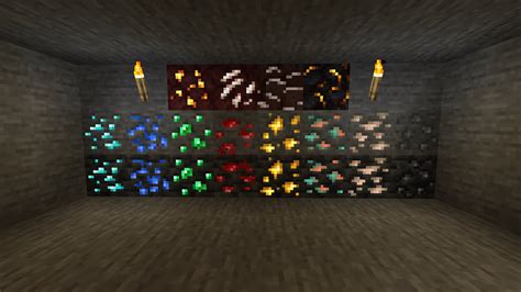 Glowing Ores - Screenshots - Minecraft Resource Packs - CurseForge