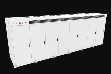 Energy Storage System Tesla Megapack 3D model | CGTrader