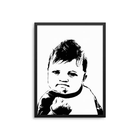 Success Kid Meme Poster Funny Gym Wall Art - Etsy