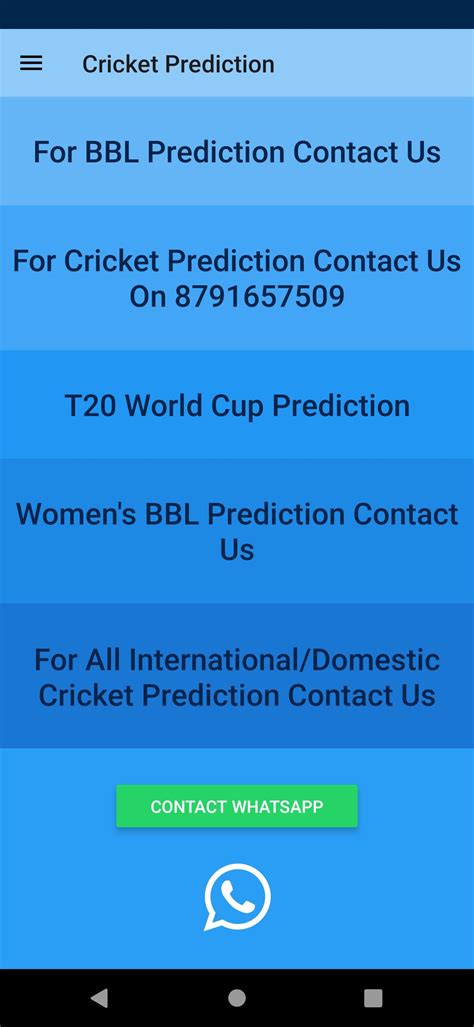 Cricket Prediction Apk For Android Download