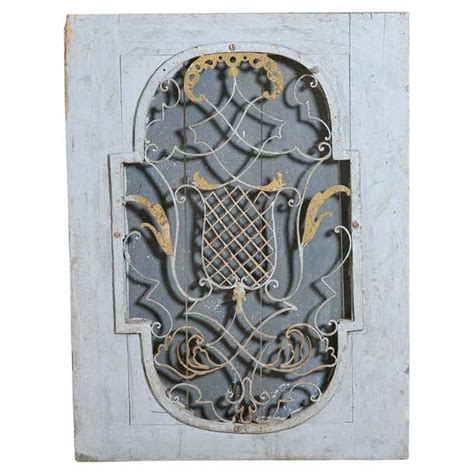 Wrought Iron Decorative Grill For Sale At 1stdibs Cast Iron